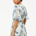 Zibi London - Francine Pleated Long Dress - Blue - 9020111